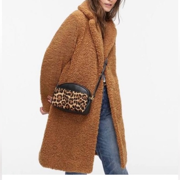 RACHEL ZOE Blush PINK Teddy Bear Coat Size Medium - Picture 12 of 14